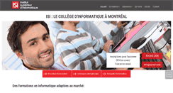 Desktop Screenshot of isi-mtl.com